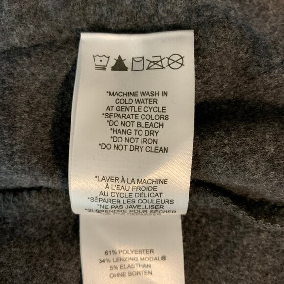 LOLE Womens L Knit Blazer Jacket 3 Button Gray Pockets Cozy Work Office Stretch - Picture 10 of 14